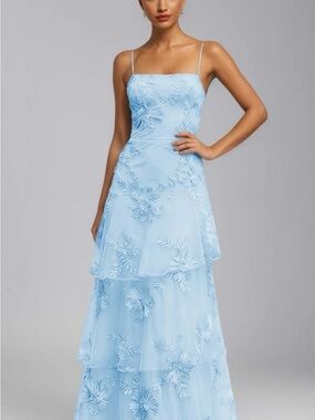 never worn Pomuyoo light blue formal dress